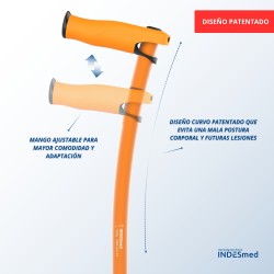 Bastón de paseo de 100% Aluminio Aeroespacial 6061 (unidad) premium