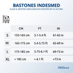 Bastón de paseo de 100% Aluminio Aeroespacial 6061 (unidad) premium