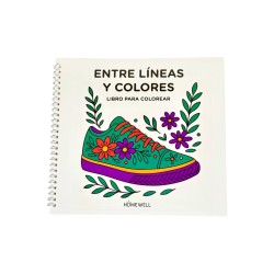 PACK Libro para colorear + Lápices de colores doble punta + sacapunta/goma de regalo